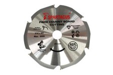 Spartacus 216mm x 6 Tooth x 30mm Fibre Cement Board Saw Blade Dewalt Elu Bosch