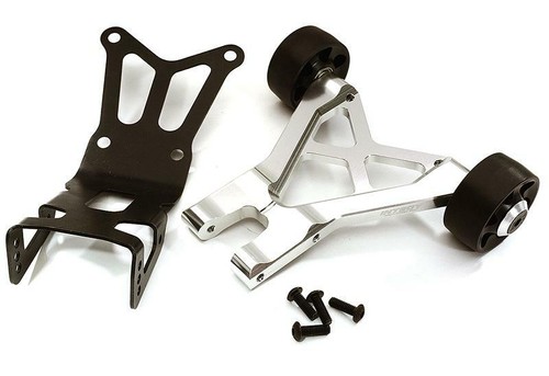 Silver billet machined wheelie - silver,