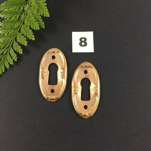 Bronze keyhole escutcheon - 2,