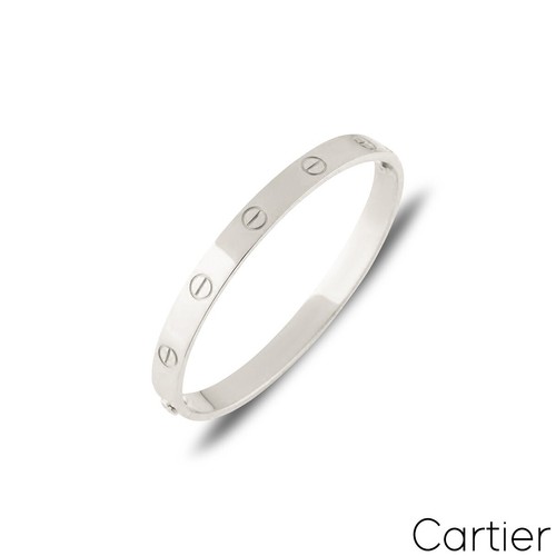Cartier white gold - white, love