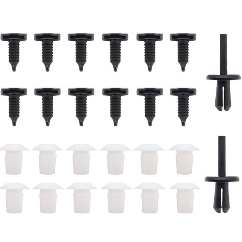 Door card trim clips - door, 1