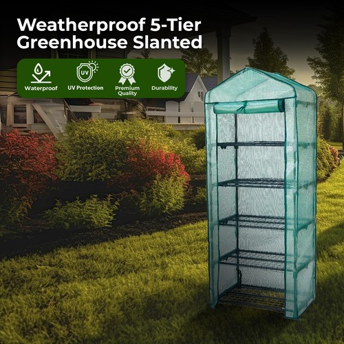 Portable tier greenhouse - portable, 5-tier