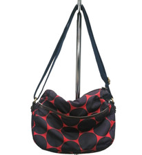 Boden Bag Red with Blue Polka