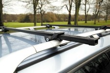  Summit Lockable Black Roof Bars for Citroen C3 Picasso 2009-2017 [Raised Rails]