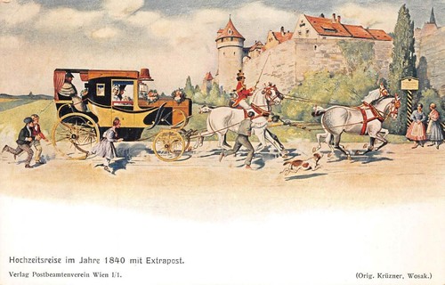 Austria horse drawn - drawn, stagecoach