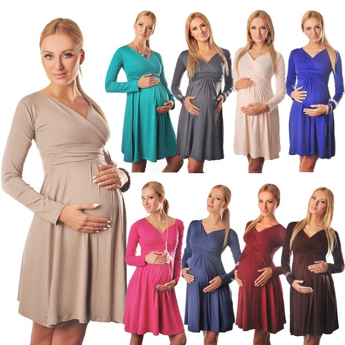 Long sleeve maternity vneck - sleeve,
