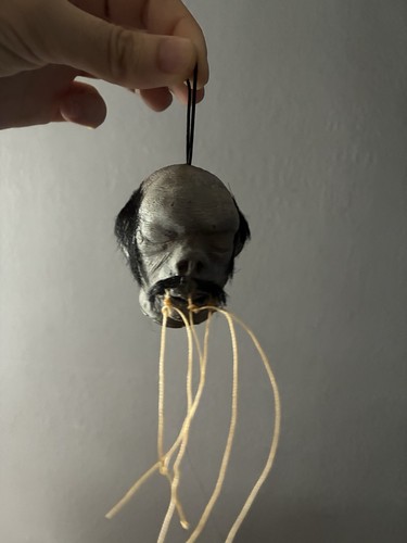 Latex shrunken head replica - shrunken,