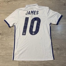 Real Madrid 2016/17 Home Shirt with James 10 on the back