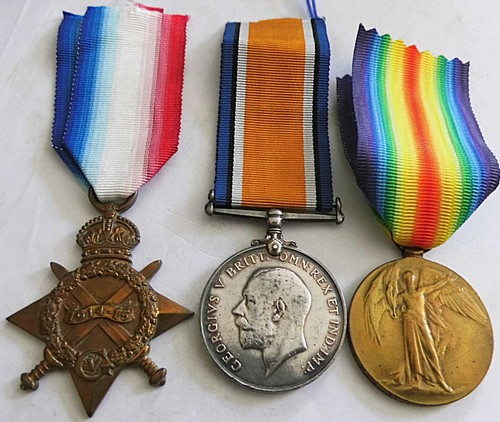 Ww1 1914 star trio - 1914-15,