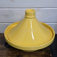 Mason Cash Moroccan Style Tagine Large Yellow Traditional Lidded Cooking Pot 11"