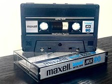 Maxell MX-90 type IV metal position vintage cassette tape Japan (4)