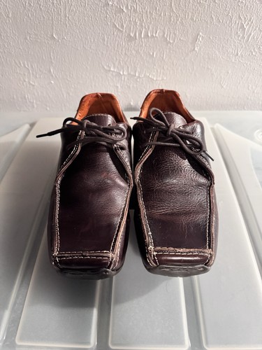 Bertie brown leather square - bertie,