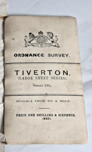 Vintage original map of - map,