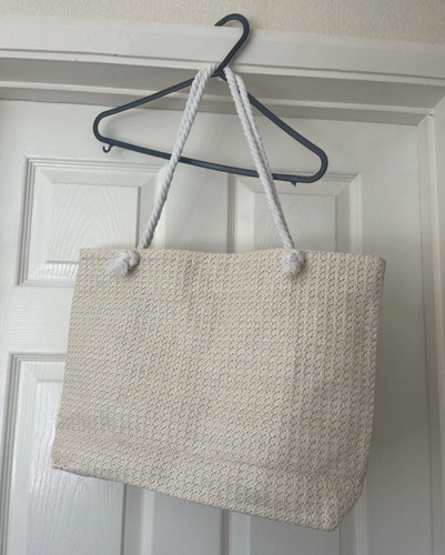 New cream woven - (no, tags)