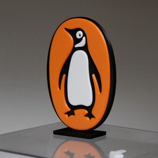 Penguin Books Ornament - Book Lovers Gift - Reader Decoration Home Library Decor