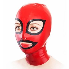 Womens Latex Red Hood with