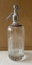 Schweppes Limited  Porcelain Lined Soda Syphon  C.1920s+ metal siphon 