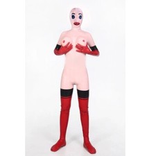Latex Rubber Catsuit Pink
