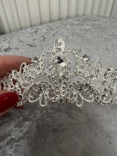 Bridal veil tiara - bridal,