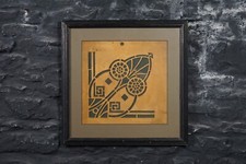 Framed Art Deco Decorative Wooden Stencil  ~ Unique Wall Art ~ Interior Decor
