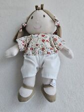 Mamas and papas berry soft toy rag doll 7"