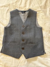 Boys Next blue Waistcoat Age 9