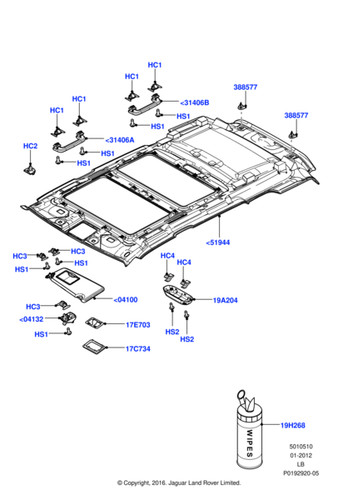 Land rover genuine lr007989 - land,