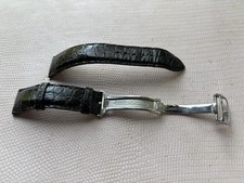 Genuine Jaeger-LeCoultre Crocodile Strap For Reverso Watch/Deployment Buckle