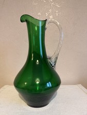 Vintage Hand Blown Large Green