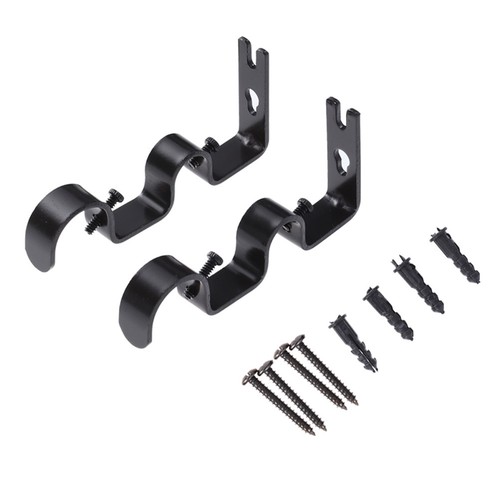 2pcs adjustable double - adjustable, curtain