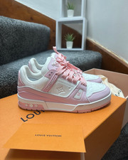pink louis vuitton trainers