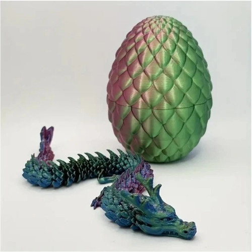 Printed crystal dragon - 3d,