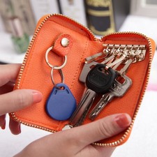 Leather Car Key Case Wallet 6