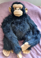 Black gorilla monkey chimp - black,