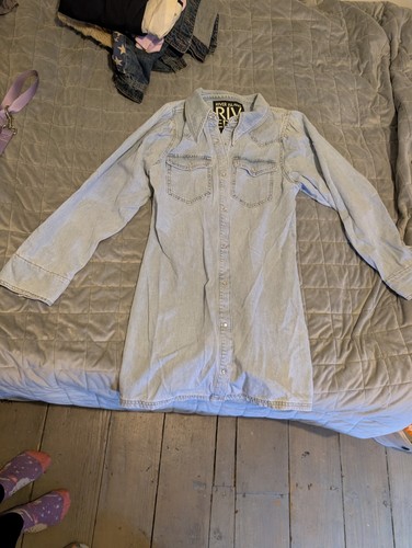 River island denim shirt - river,