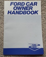 FORD OWNERS HANDBOOK FIESTA ESCORT MARK 2 CORTINA TAUNUS CAPRI JULY 1979 4TH ED
