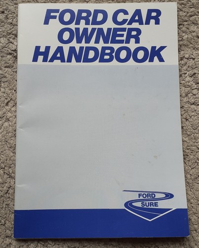 Ford owners handbook - ford,
