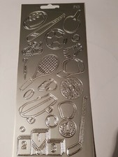 Peel Offs - sport equipment  - silver -  Set No. 599