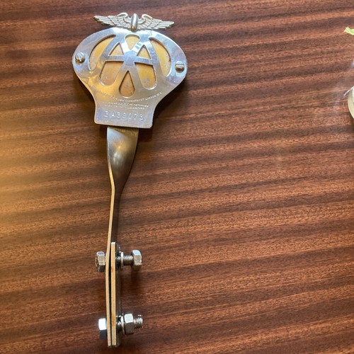 Vintage car badge with - car,