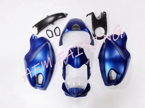 Matte blue black - blue, injection