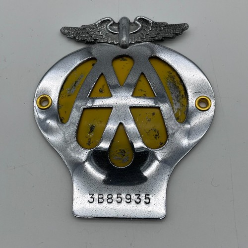 Vintage car badge - aa,