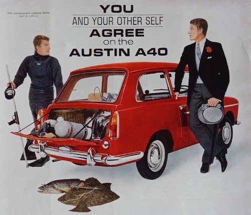 Vintage 1961 austin - 1961, a40.