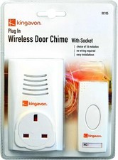 Plug wireless door chime - door,