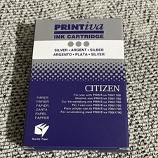 Citizen Printiva 700/1700 Cartridges. Silver. Brand New.