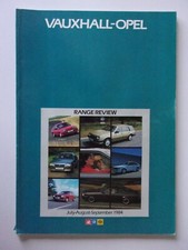 VAUXHALL OPEL orig 1984 UK Mkt