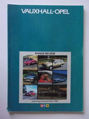 Vauxhall opel orig 1984 mkt - vauxhall,