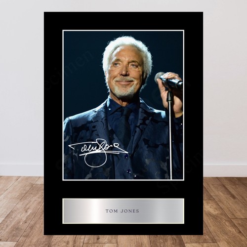 Tom jones signed reproduction - tom,