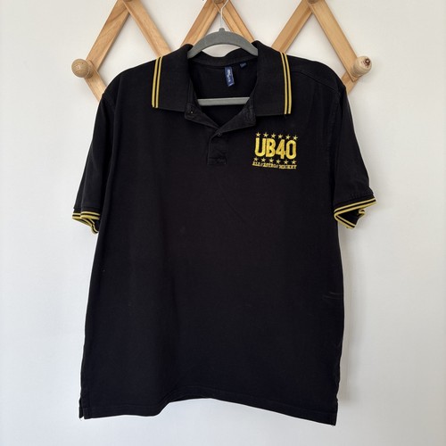 Ub40 black yellow embroidred - black,