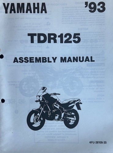 Yamaha tdr125 1993 genuine - tdr125,