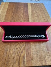 (925) Sterling Silver Curb 52.86 Grams Bracelet Never Been Worn